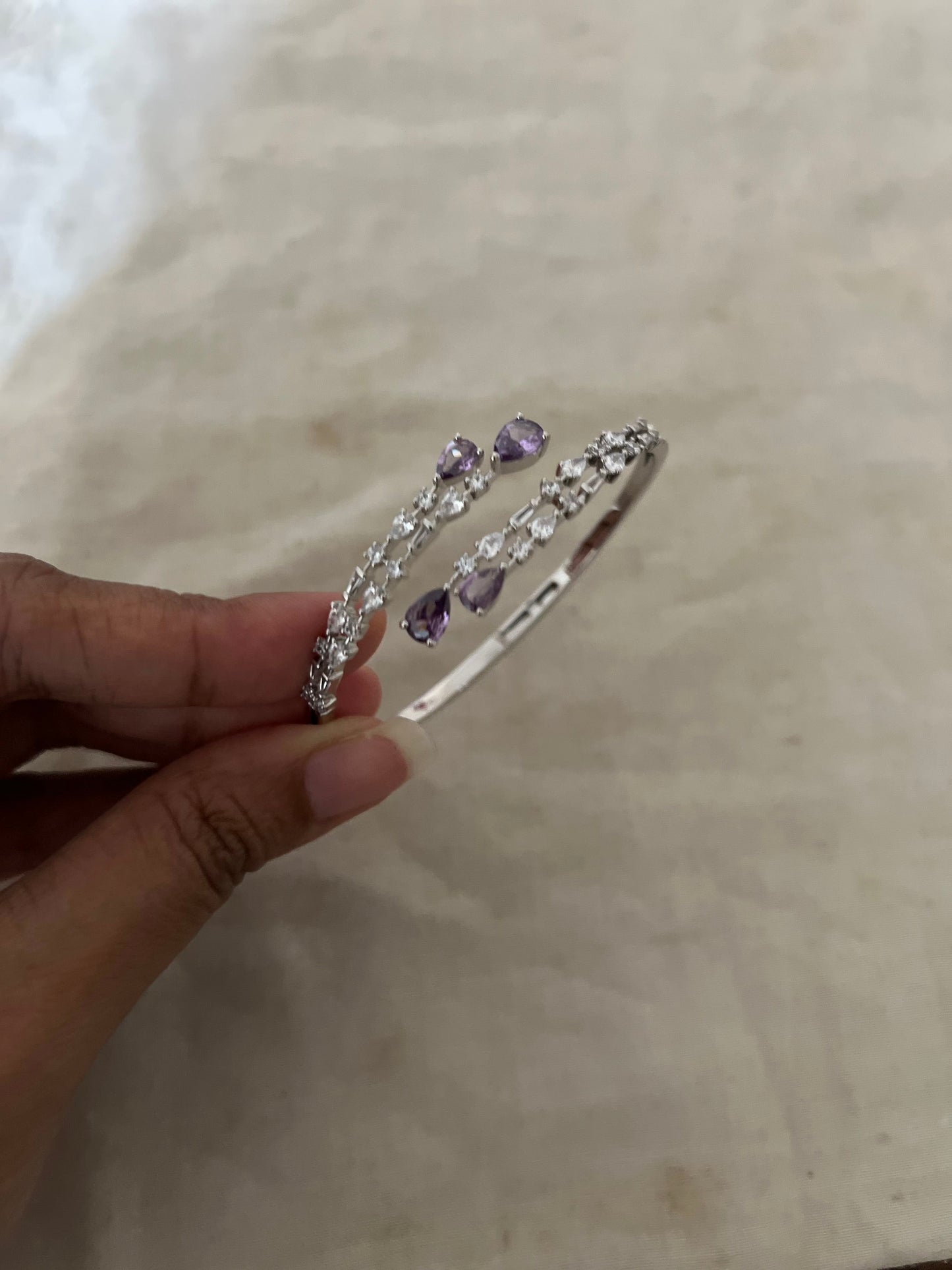 Twilight Dew Diamond Bracelet By Ranibaug