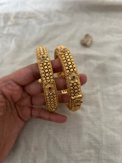 Vani Indian Traditional Gold Plated Bangle By Ranibaug