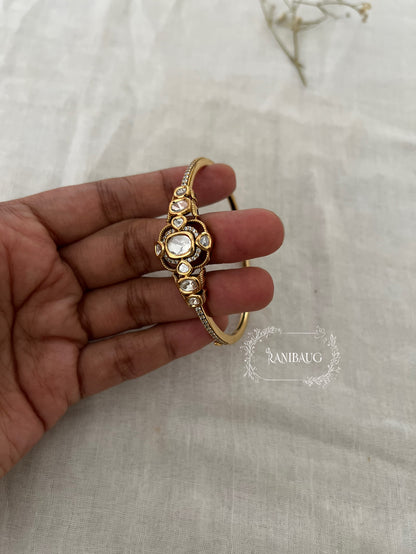 Vanita Designer Polki Gold Finish Festive Bracelet By Ranibaug