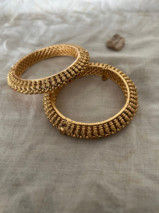 Vanshika Bangle Bracelet For Women In Rich Gold Finish By Ranibaug
