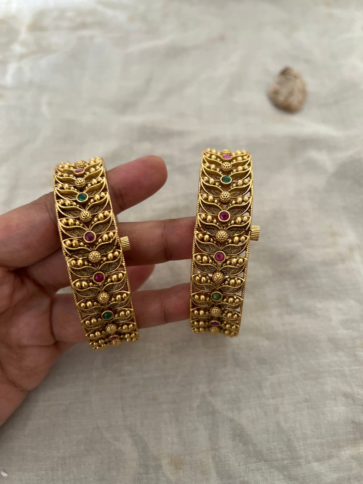 Vinita Bangles Jewelry Antique Gold By Ranibaug