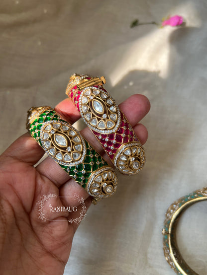 Viraya Bridal Kundan Bangles For Every Occassion By Ranibaug