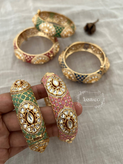 Viraya Bridal Kundan Bangles For Every Occassion By Ranibaug