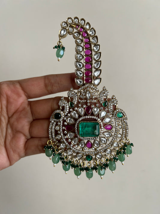 Vishnu Traditional Kalgi For Groom Turban By Ranibaug | Vintage Victorian Kalgi