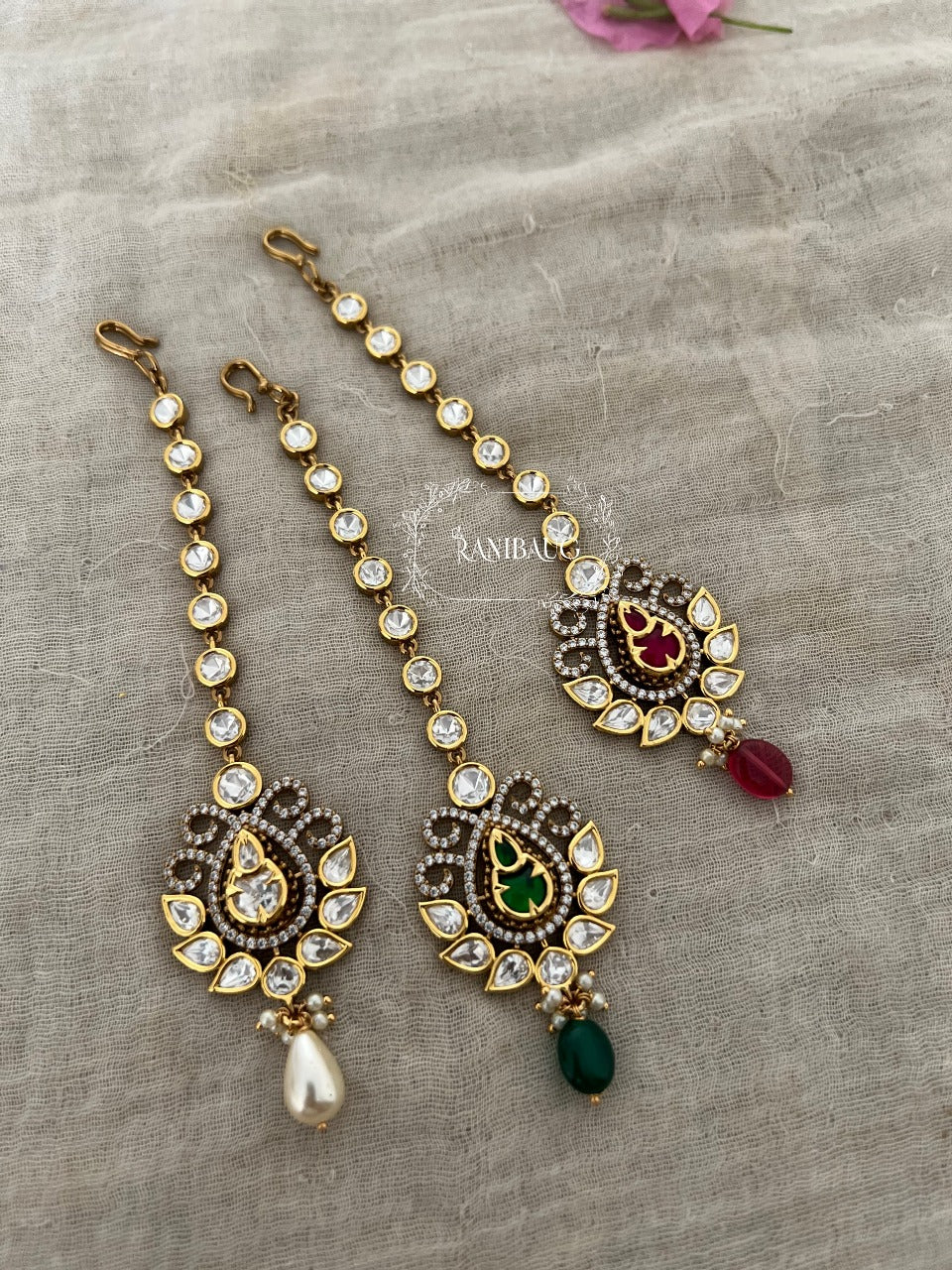 Shivika Maang Tikka Gold By Ranibaug